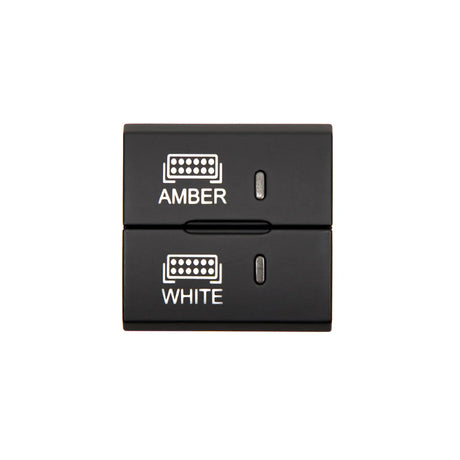 Dual Function Square switch in front of white background