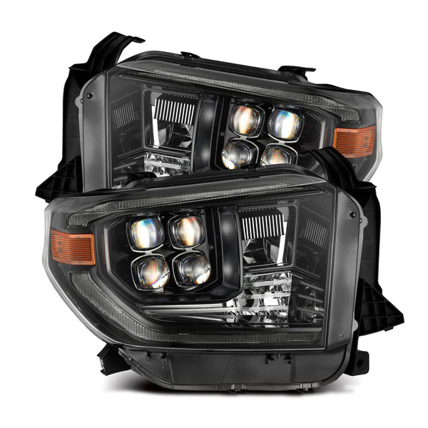Alpharex 2014-21 Tundra MK II NOVA-Series LED Projector Headlights Alpha-Black