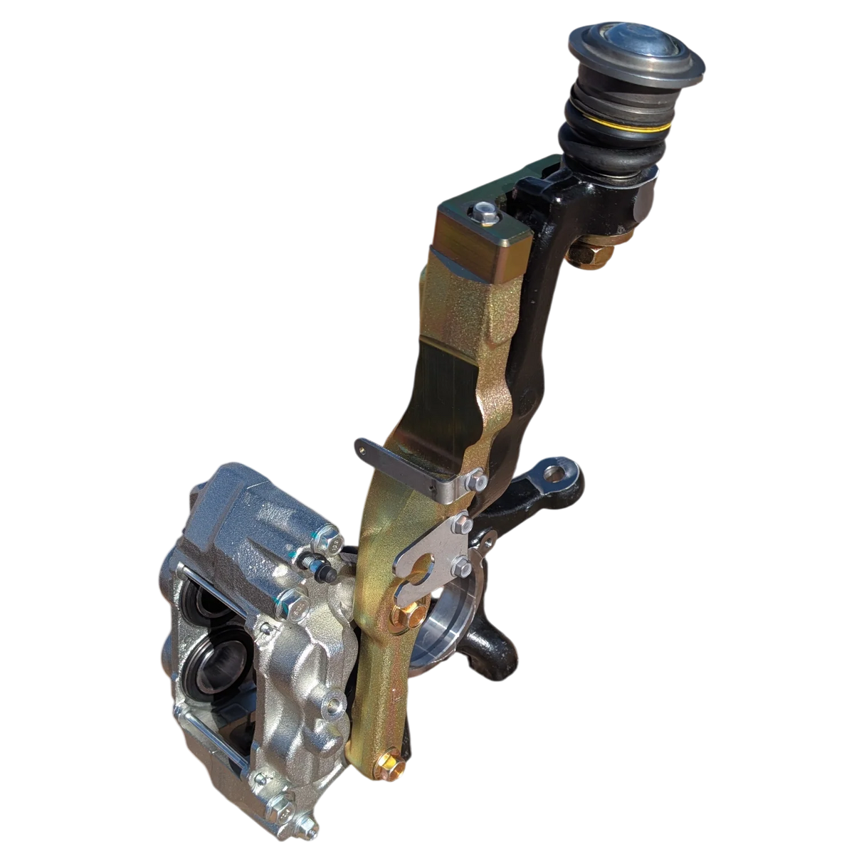 Mechanical component on a white background