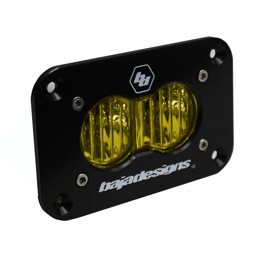 Baja Designs LED S2 Sport Black Flush Mount LED Auxiliary Light Pod
