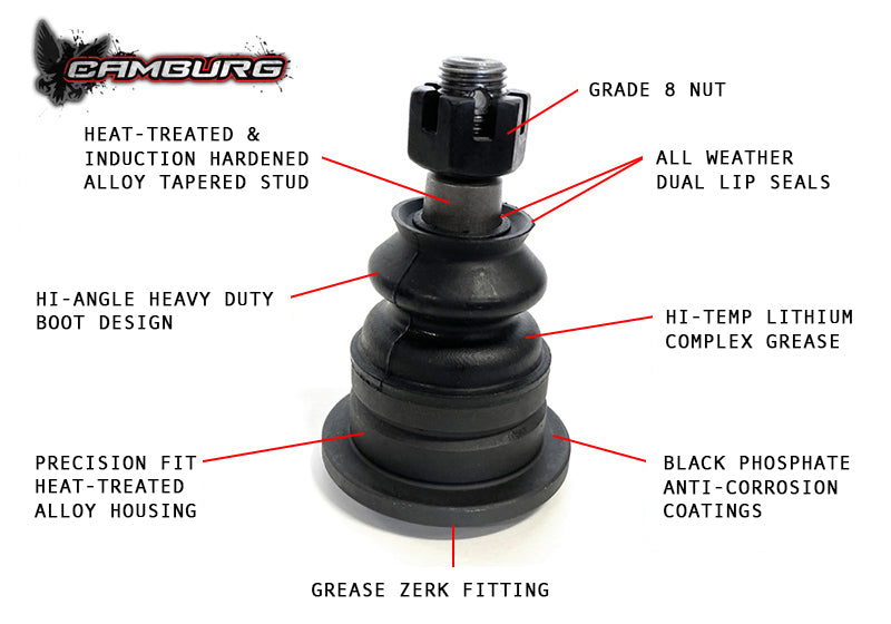 Camburg 2005-2023 Tacoma X-Joint Upper Control Arms
