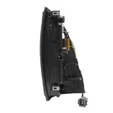 Tail light on a white background