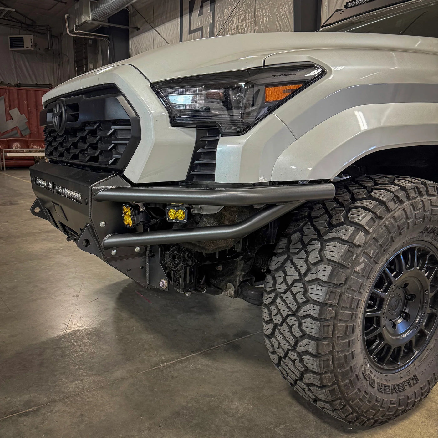 Side view 4th Gen Tacoma C4 Hybrid Front Bumper