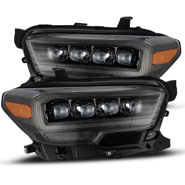 Alpharex 2016-23  Tacoma NOVA-Series LED Projector Headlights Alpha-Black