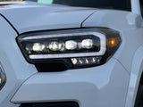 Alpharex 2016-23  Tacoma NOVA-Series LED Projector Headlights Alpha-Black