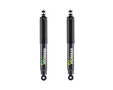 Two black Ironman suspension shock absorbers shown side by side on a plain white background.