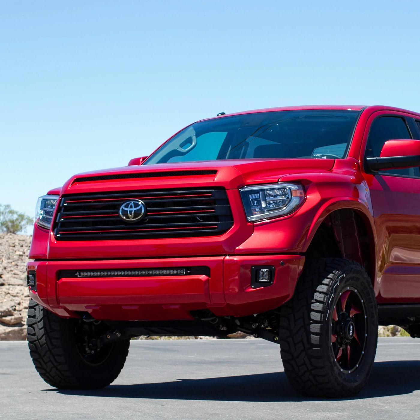 Red Tundra Fender Advanced Fiberglass