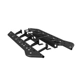 Black metal frame on a white background