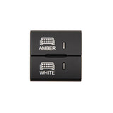 Dual Function Square switch in front of white background