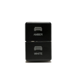 Front facing dual function short switch 