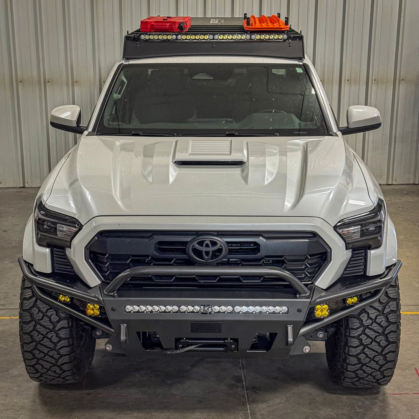 Top View 4th Gen Tacoma C4 Hybrid Front Bumper