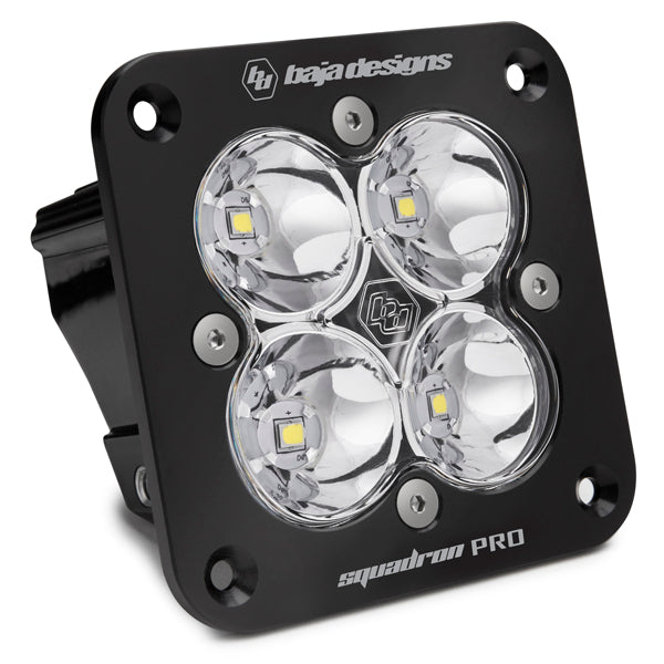 Baja Designs Squadron Pro Black Flush Mount LED Auxiliary Light Pod