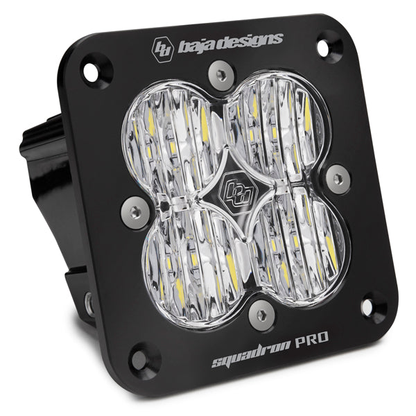 Baja Designs Squadron Pro Black Flush Mount LED Auxiliary Light Pod