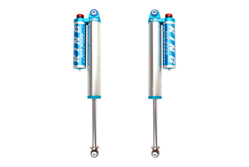 King 2015-2025 Ford F-150 2.5 Rear Shocks W/ Piggyback Reservoir (With Ajdusters)