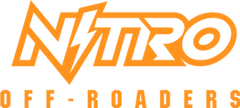 Nitro Off-Roaders logo with orange text on a black background