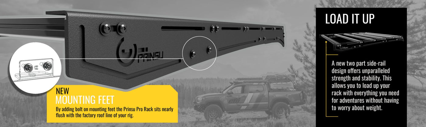 Prinsu PRO 2010+ 4Runner Full Roof Rack