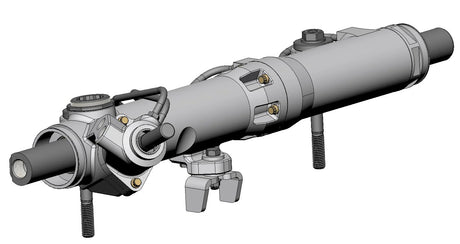 3D model of a mechanical component on a white background