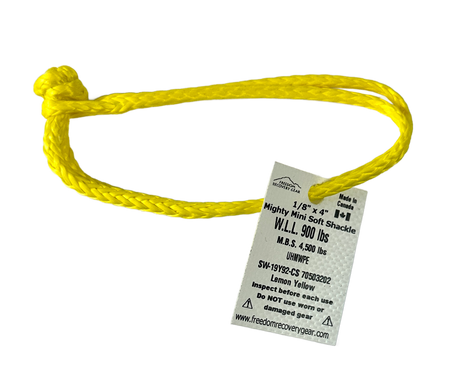 Freedom Recovery Gear Tuff-X 7/16" x 10" Soft Shackle MBS 45K