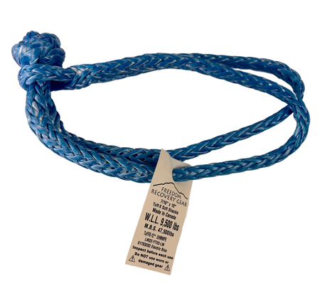 Freedom Recovery Gear Tuff-X 7/16" x 10" Soft Shackle MBS 45K