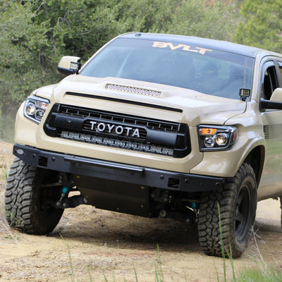 Cali Raised 2014-2021 Toyota Tundra 42" Hidden Grille Curved Light Bar Brackets