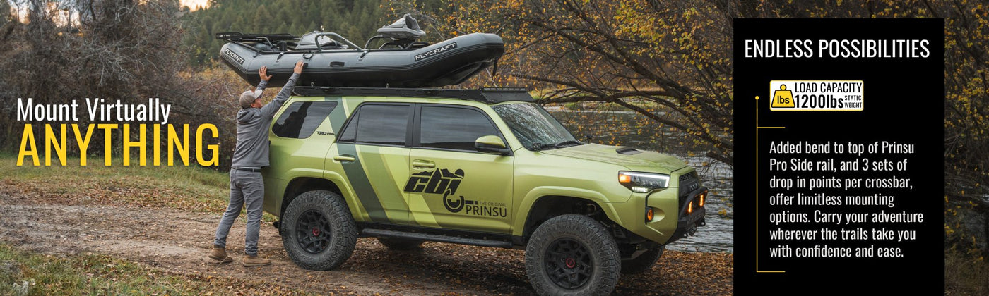 Prinsu PRO 2010+ 4Runner Full Roof Rack