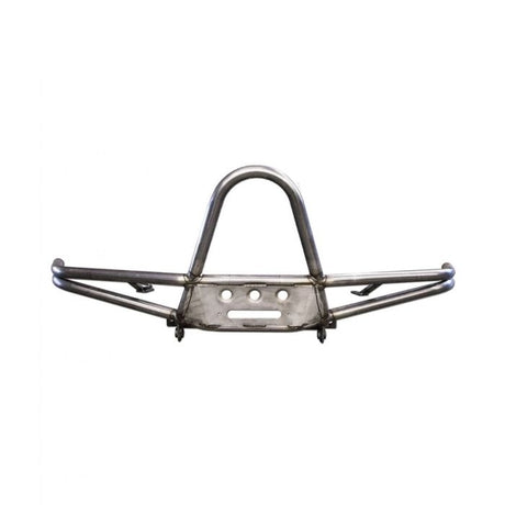 Bumper with Stinger on white backgrouns