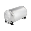 aluminium air tank with ARB logo on one end on a white background