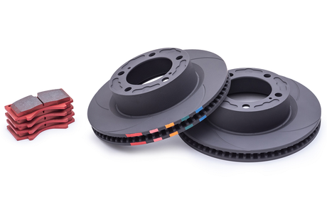PowerBrake D-Line 2005+ Tacoma Rotor and Pad Kit