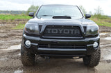 Toyota truck on a muddy terrain