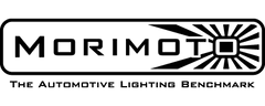Morimoto logo with text 'The Automotive Lighting Benchmark' on a white background
