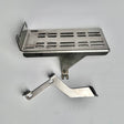 metal air compressor mount on a white background