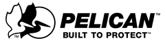 Pelican logo with the tagline 'Built to Protect' on a white background