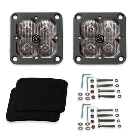 Vivid Lumen FNG 3 SAE Flush Pod Lights Pair