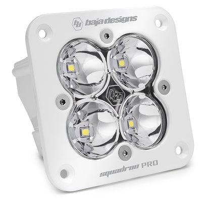 Baja Designs Squadron Pro White Flush Mount LED Auxiliary Light Pod