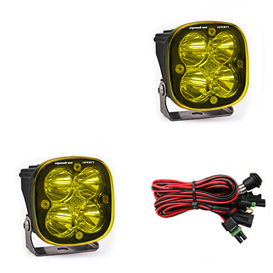 Baja Designs Squadron Sport Black LED Aux Light Pod (Pair)