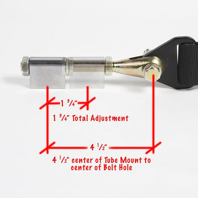 TMR Customs Limit Strap Clevis & Weld Block - Flat - Single Strap