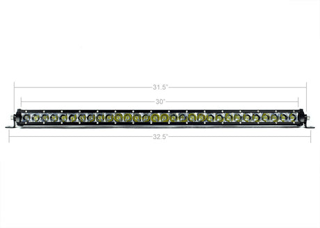 32" Slim Single Row Bar - Cali Raised LED