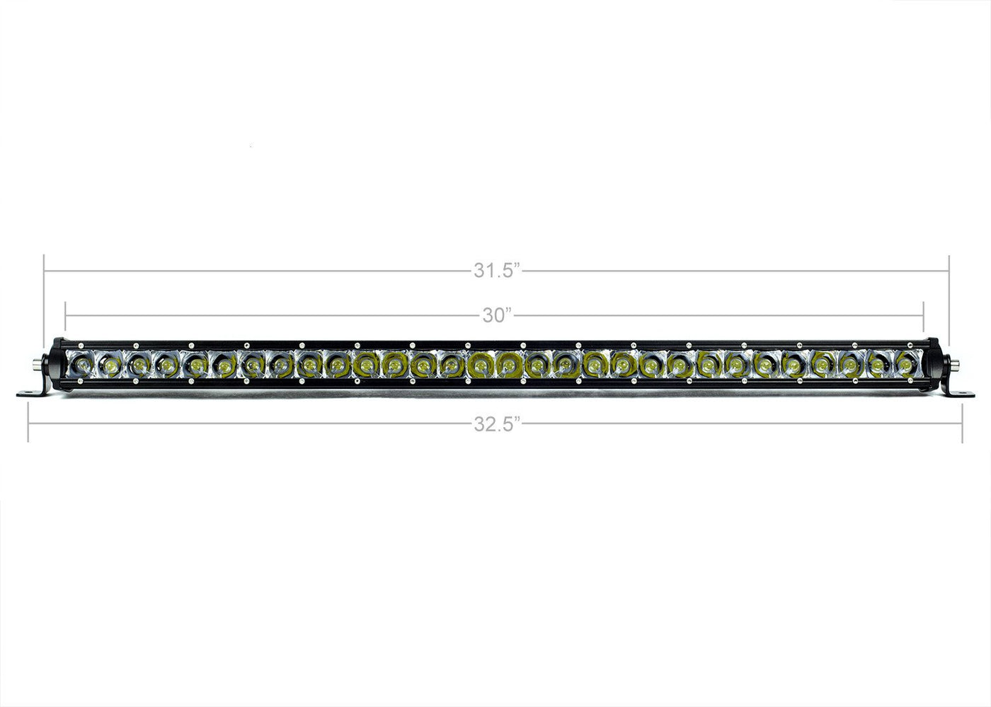 32" Slim Single Row Bar - Cali Raised LED