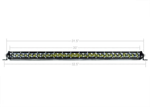 32" Slim Single Row Bar - Cali Raised LED