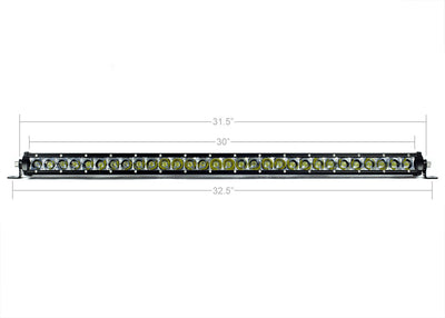 32" Slim Single Row Bar - Cali Raised LED