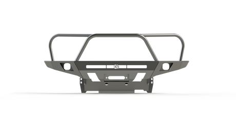 C4 Fabrication's 2016+ Tacoma Overland Front Bumper with Full Height Bull Bar and Headlight Hoops