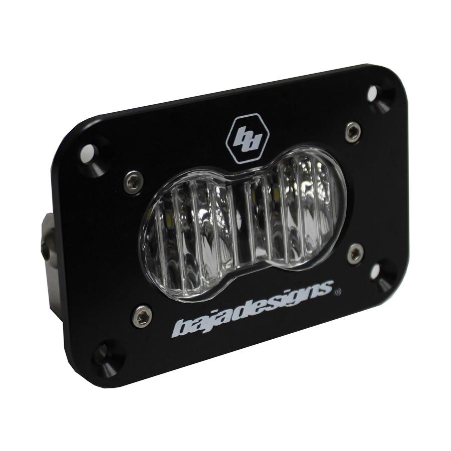 Baja Designs LED S2 Sport Black Flush Mount LED Auxiliary Light Pod