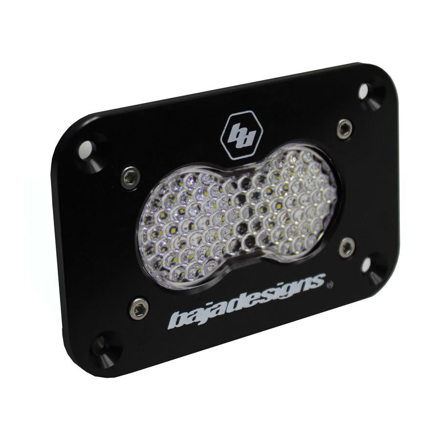 Baja Designs LED S2 Sport Black Flush Mount LED Auxiliary Light Pod