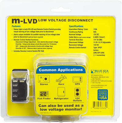 Blue Sea M-LVD (Low Voltage Disconnect)