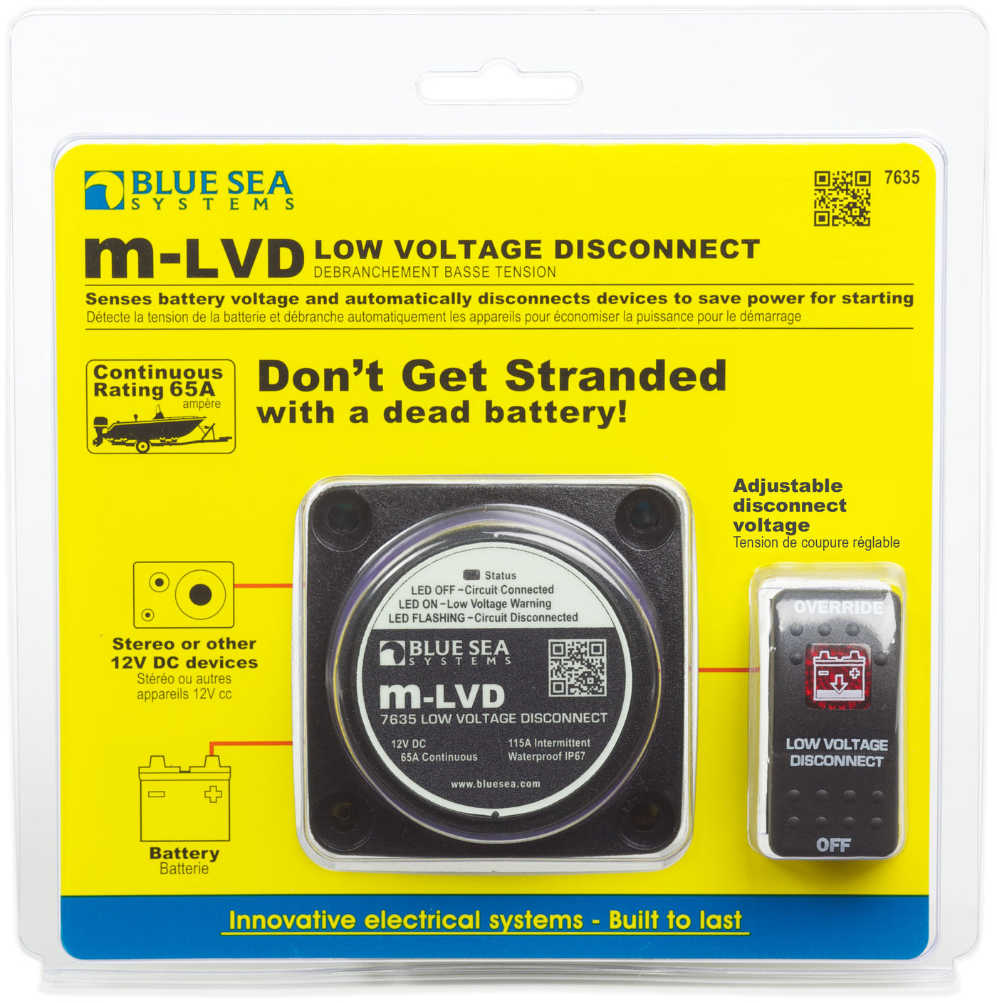 Blue Sea M-LVD (Low Voltage Disconnect)