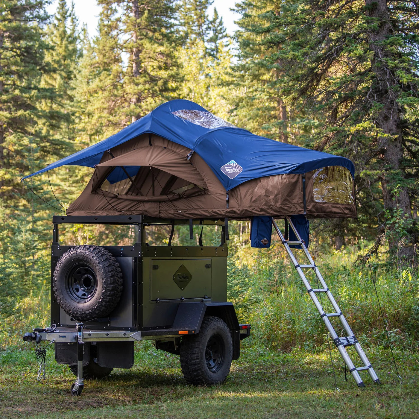 Treeline Outdoors PonderosaPLUS  3-4 Person Rooftop Tent - AdventurePLUS Series