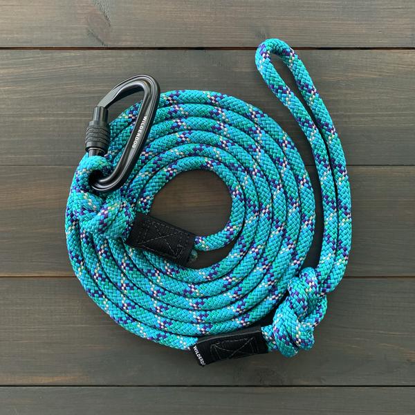 Wilderdog Big Carabiner Reflective Rope Leash - 5ft