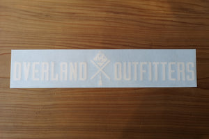 Overland Outfitters Vinyl Windshield Decal - Vancouver, BC