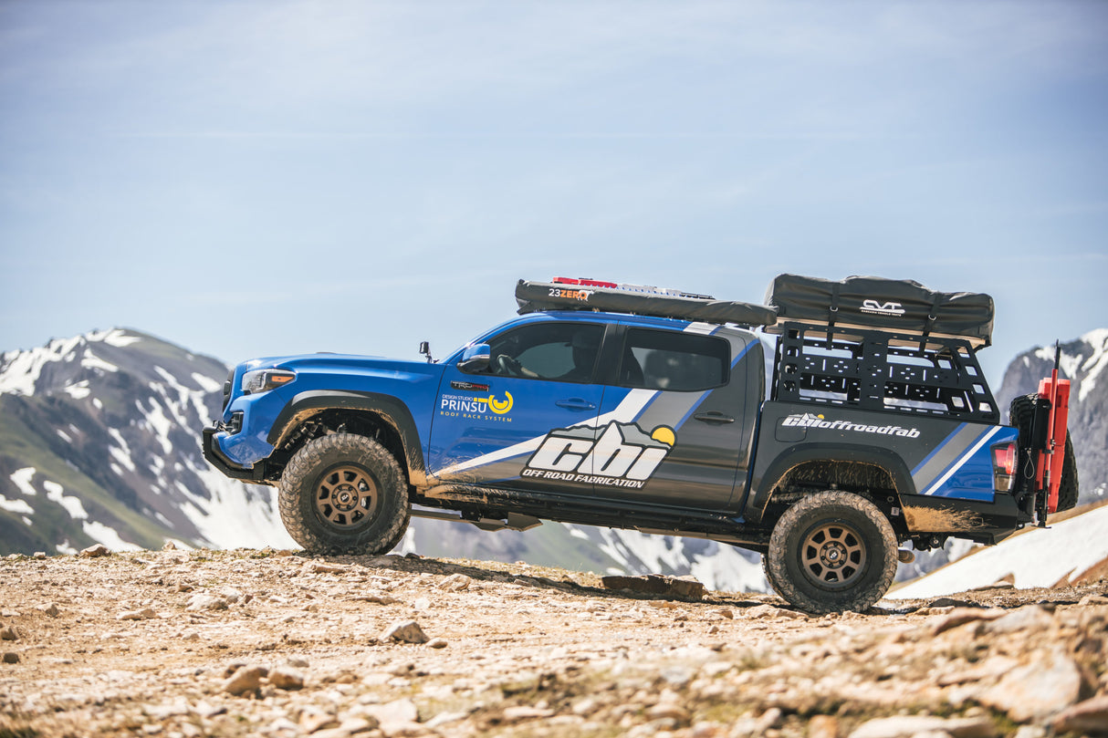 CBI 2005-2023 Tacoma Roof Rack Height Bed Rack (Powder scratches)