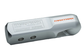 Maxtrax snowmobile plate with a bonus shackle on a white background